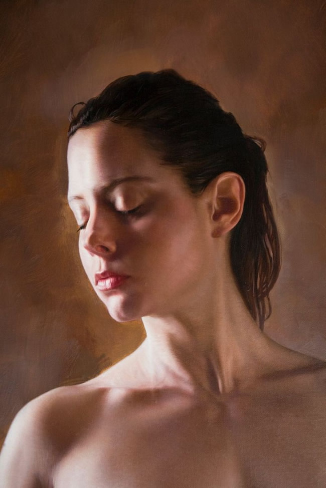 retrato hiperrealista de Javier Arizabalo